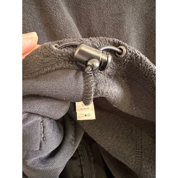 Cabelas Mens Black Full Zip Fleece Jacket L Reg Outdoor Warm Layer Gorpcore Work - Picture 8 of 12